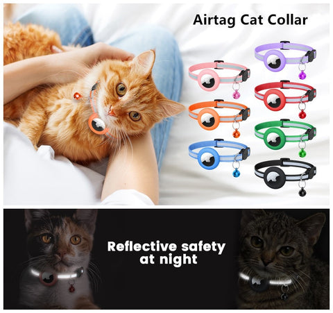 Adjustable Belt Airtag Pet Collar