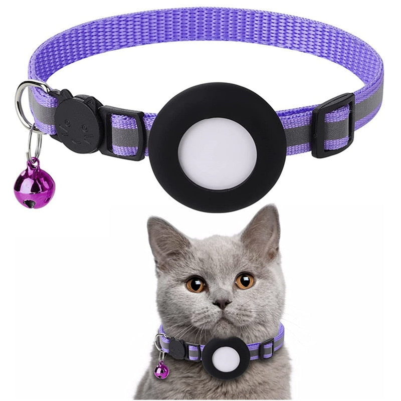 Adjustable Belt Airtag Pet Collar