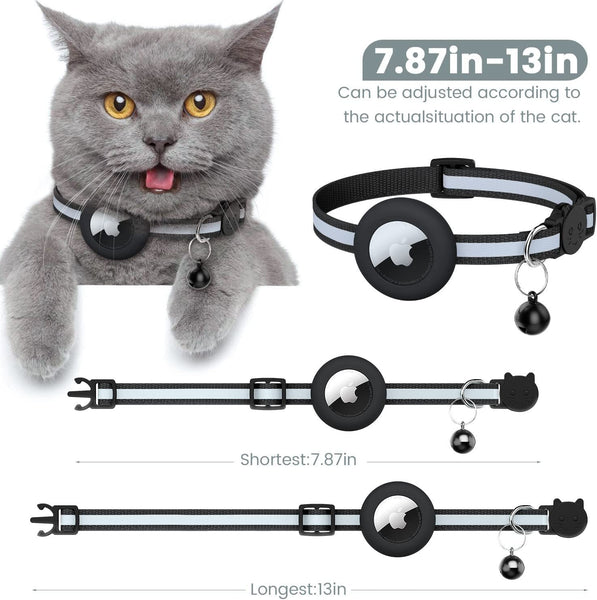 Adjustable Belt Airtag Pet Collar